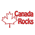 Outlined Maple Leaf Canada Rocks