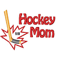 Hockey Stick Puck Outlined Maple Leaf Canada Rocks